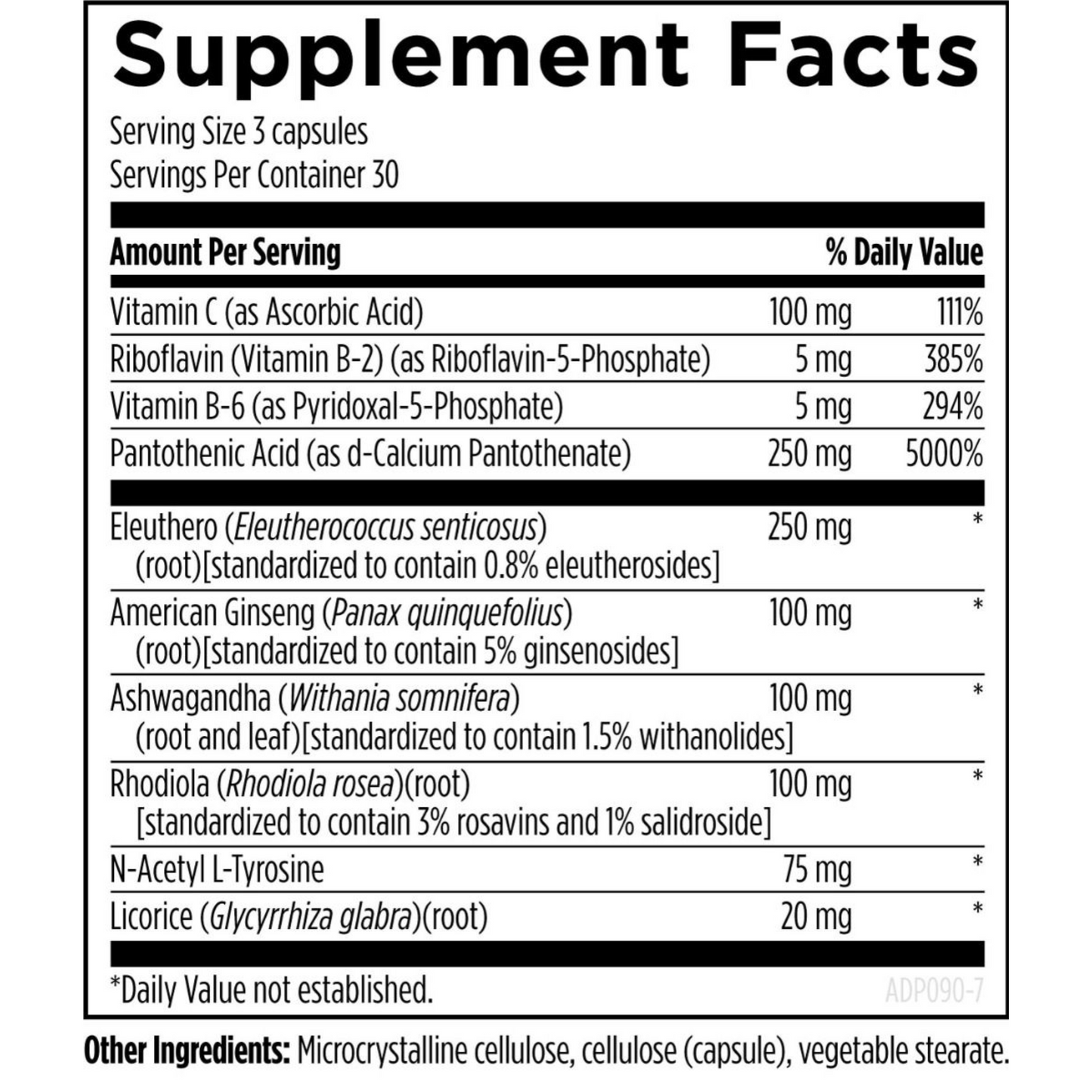 Adrenal Flow *Substitute for Adrenotone*