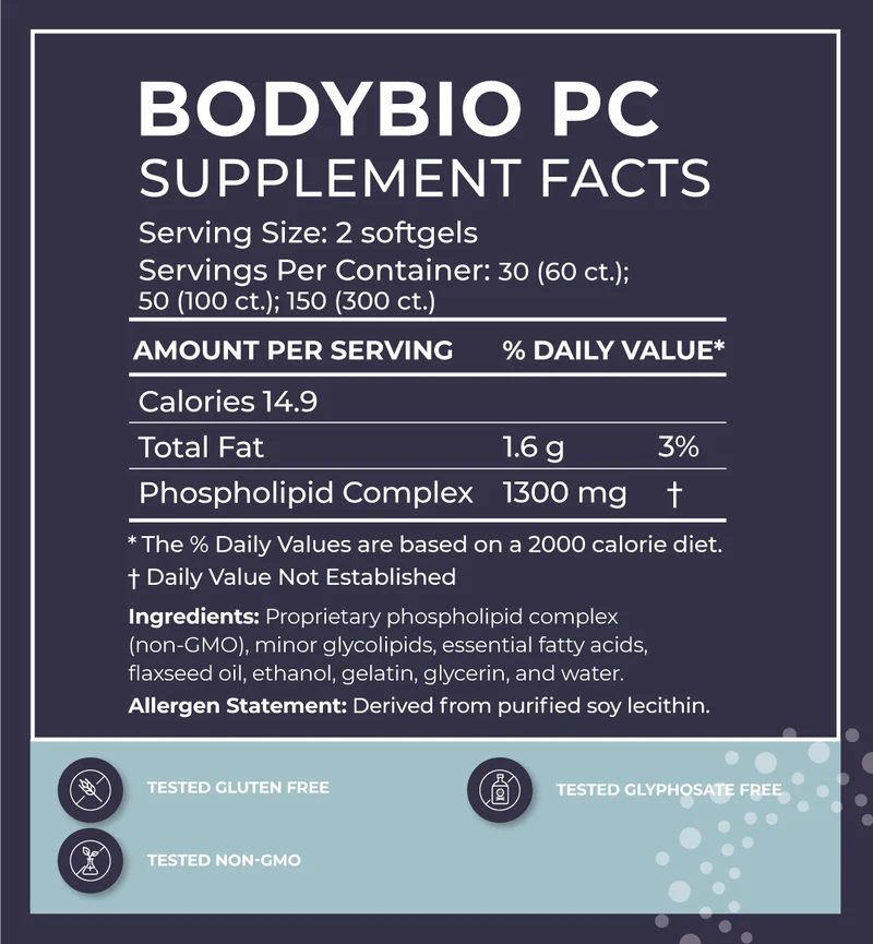 BodyBio PC 60ct