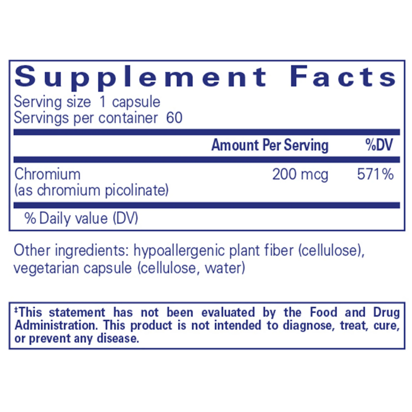 Chromium 200mcg