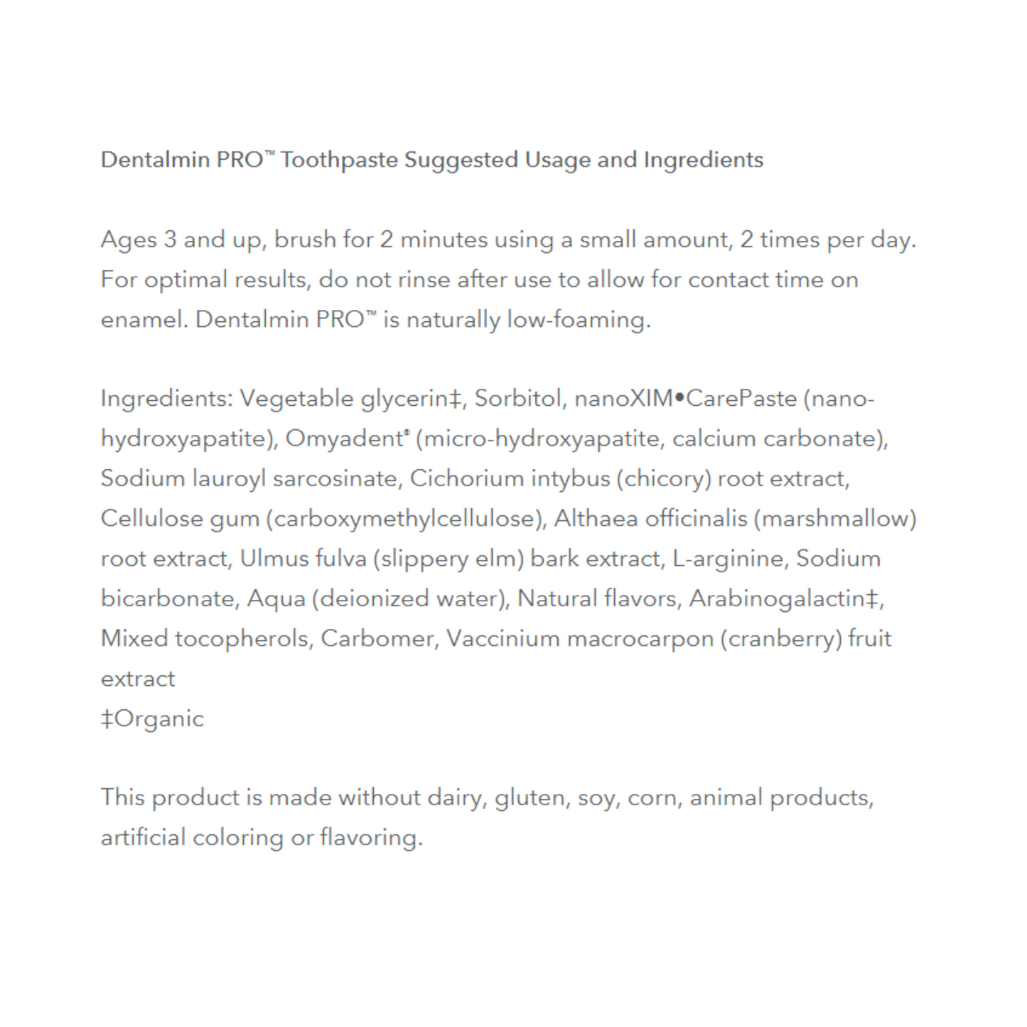 DentalminPRO Remineralizing Toothpaste