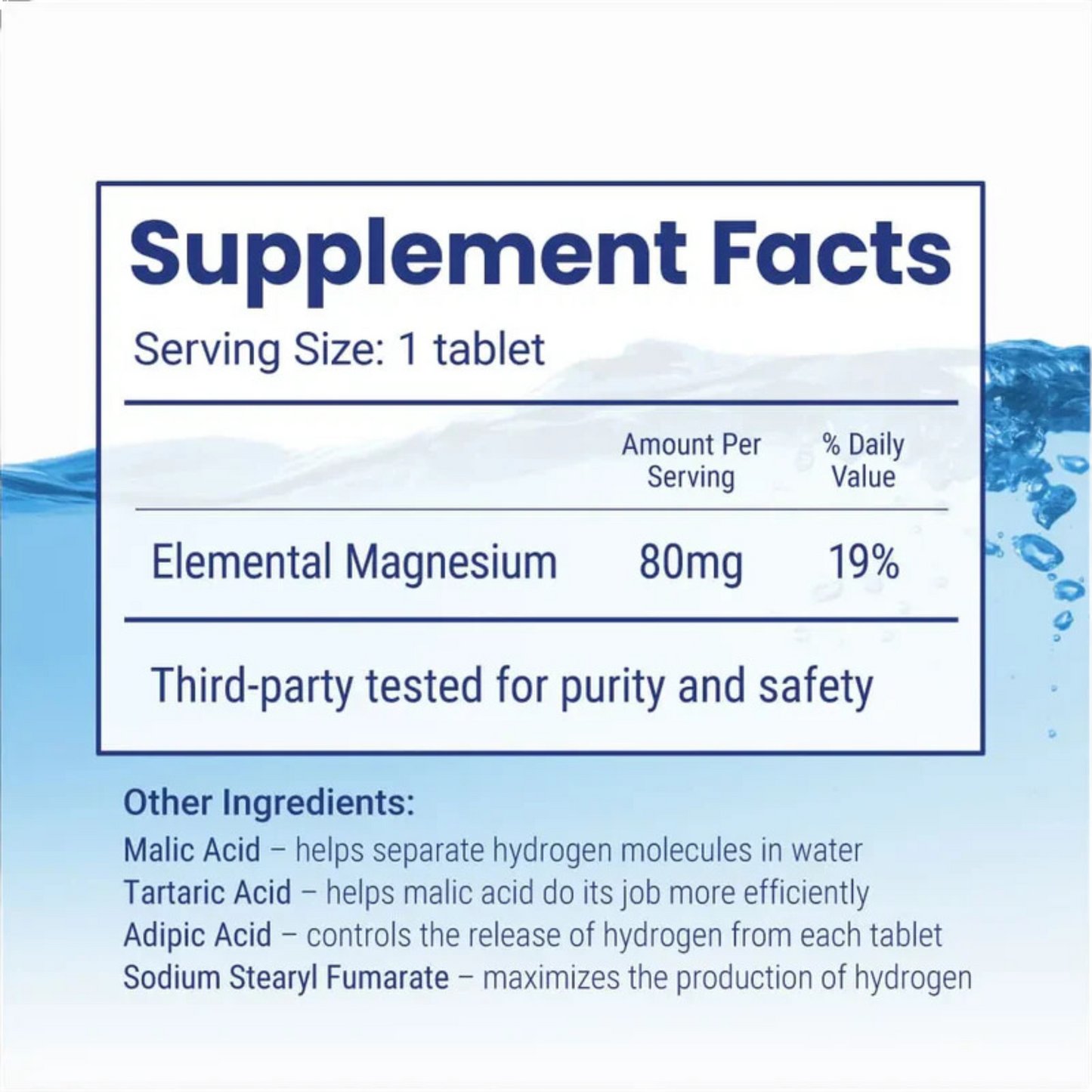 Hydrogen Tablets