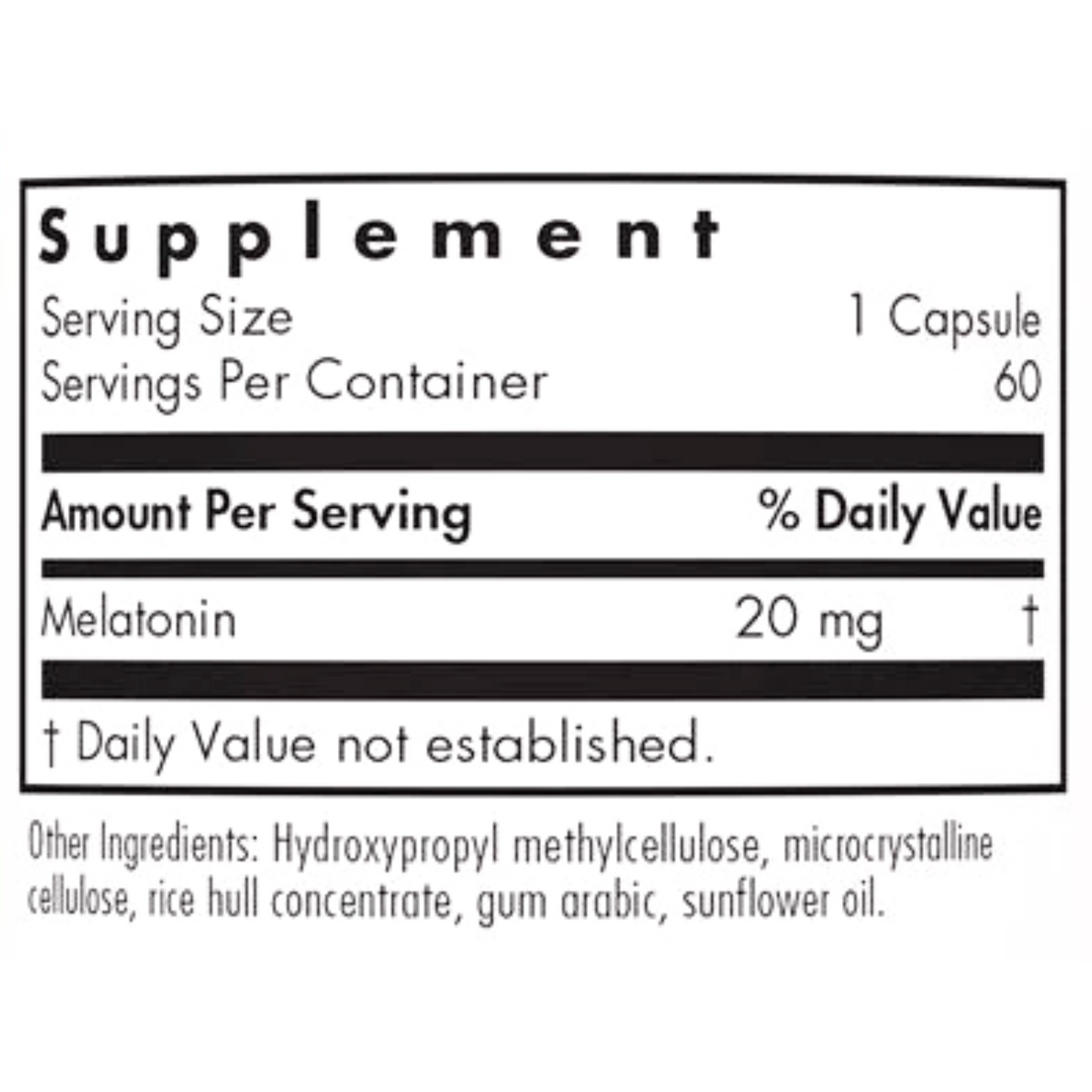 Melatonin 20mg