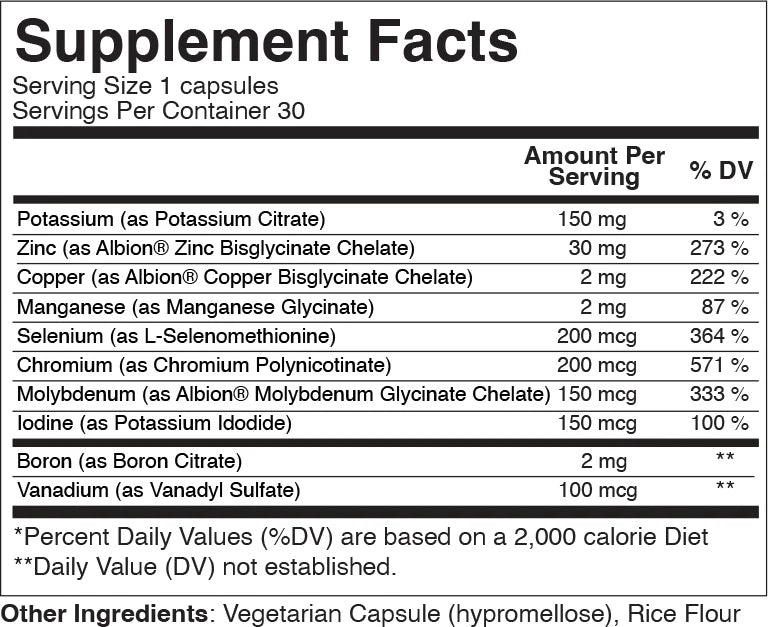 Trace Minerals Essentials