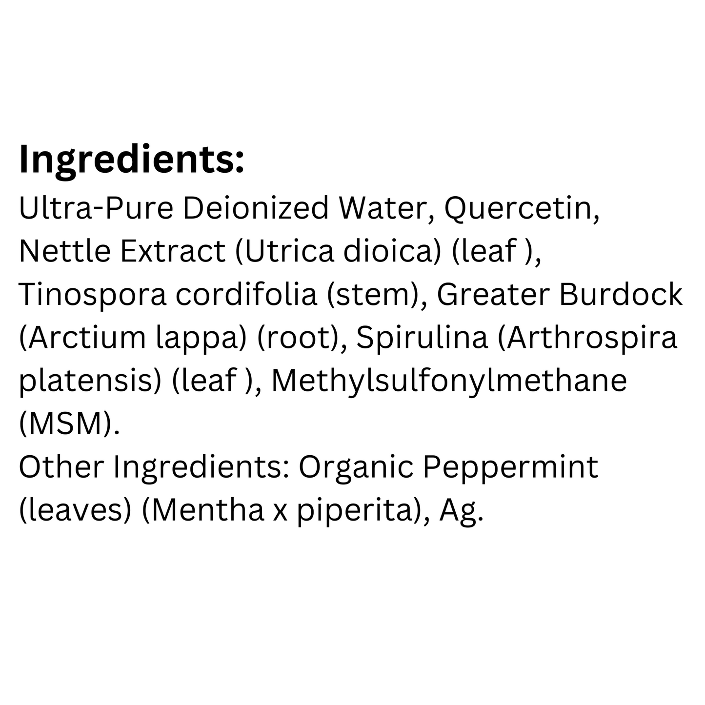 Quercetin Seasonal Spray