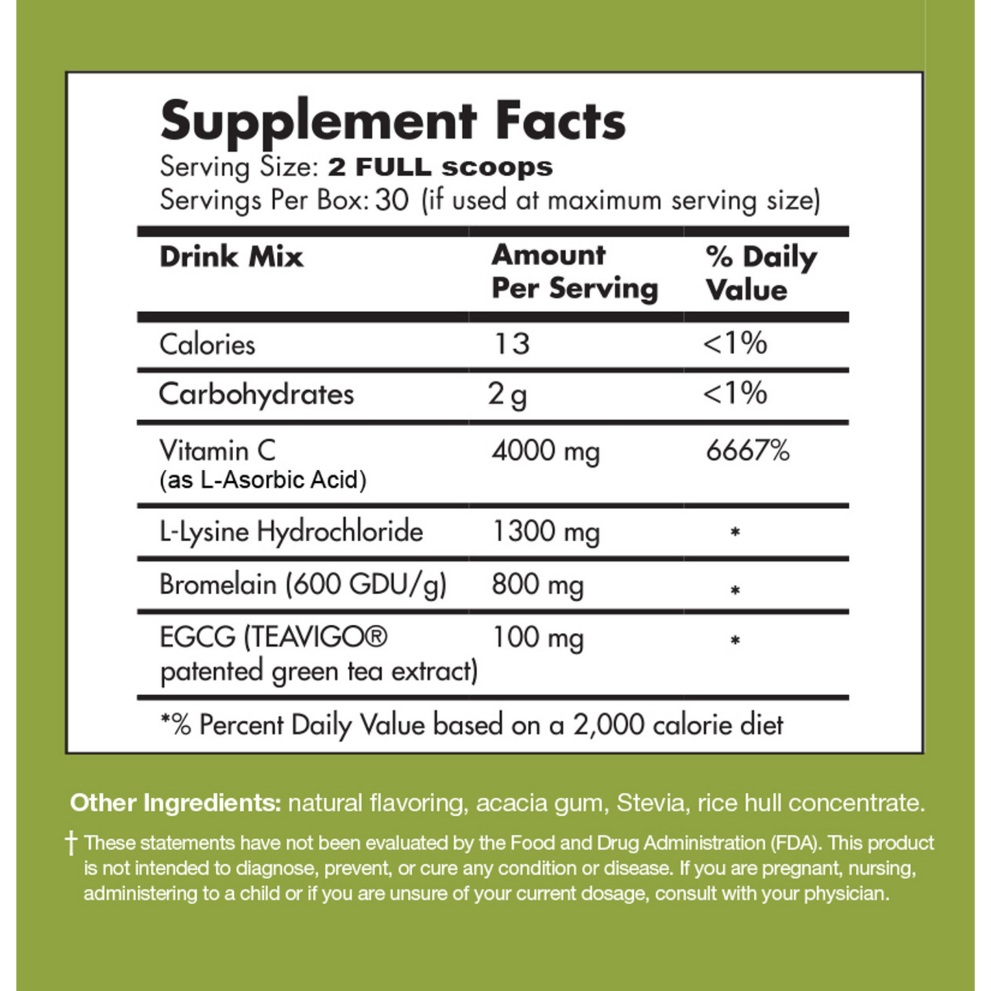 Sufficient-C Lemon Peach Drink Mix