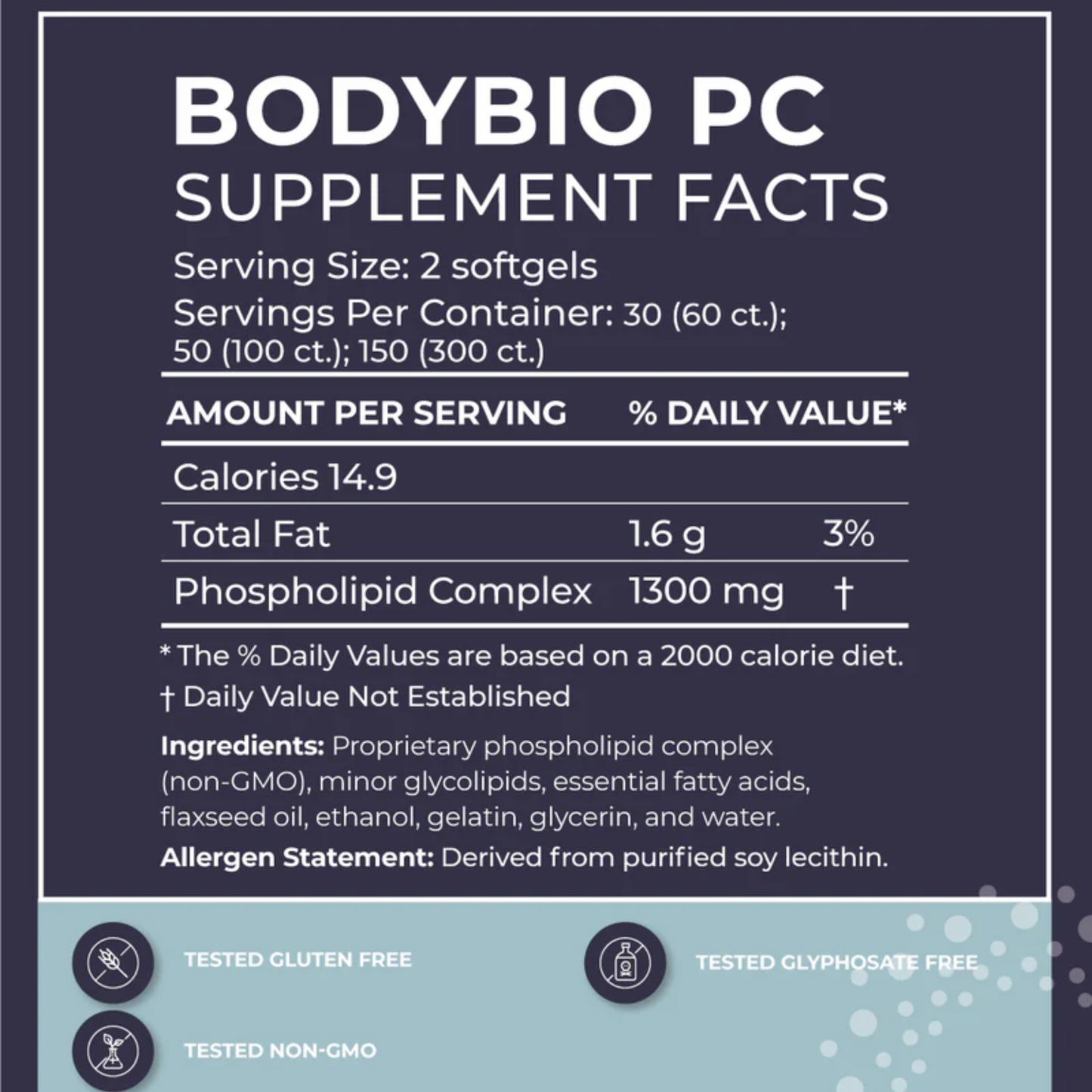 BodyBio PC 60ct