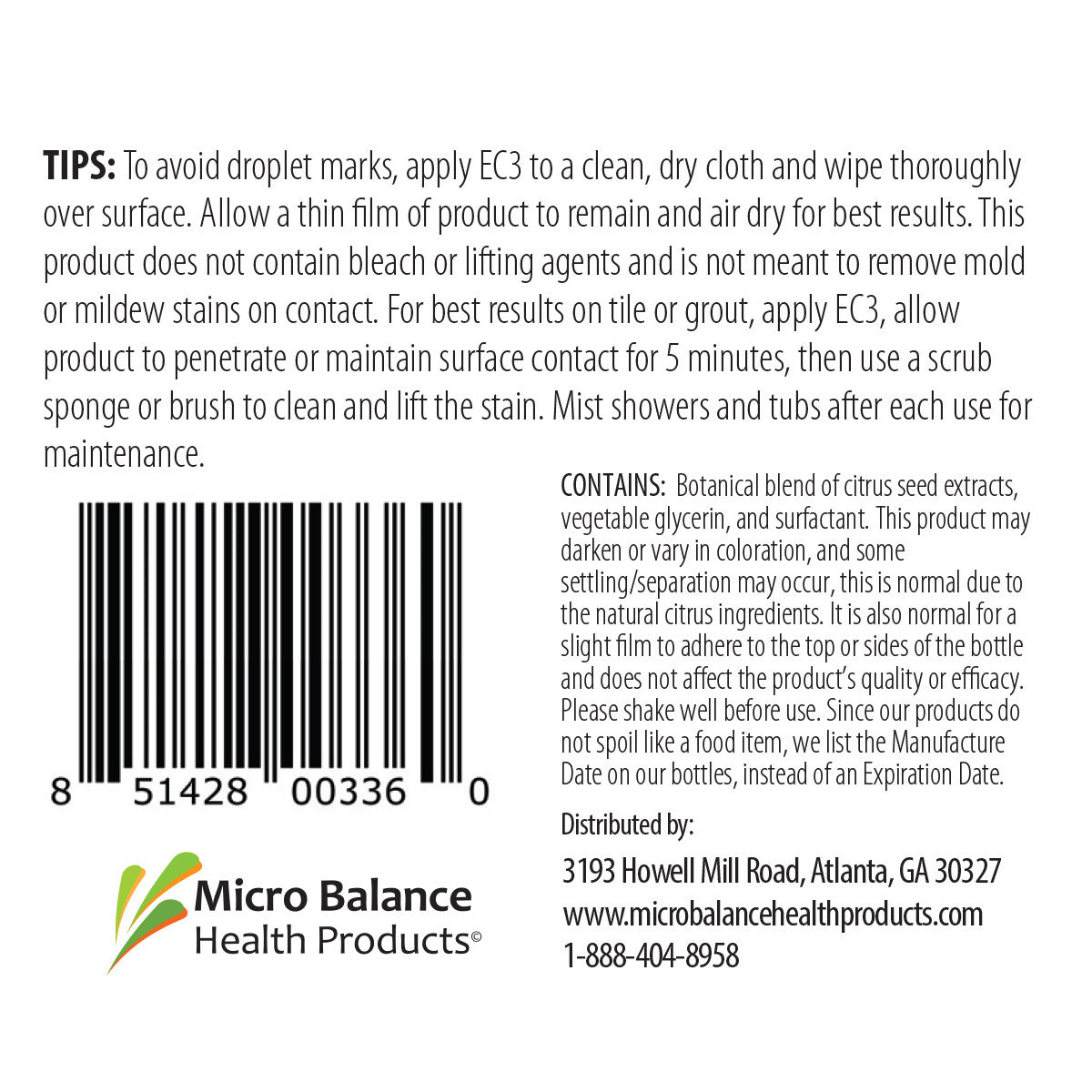 EC3 Essentials Mold Solution Concentrate
