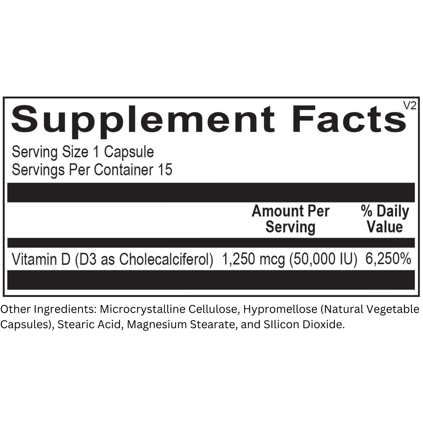 Vitamin D3 50,000IU