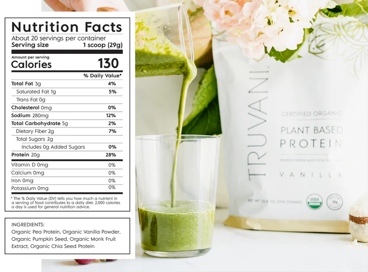 TRUVANI Vanilla Protein Powder